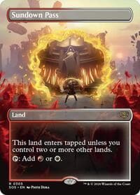 Sundown Pass (Borderless) from Secrets of Strixhaven
