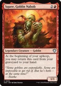 Squee, Goblin Nabob from Commander: Secrets of Strixhaven
