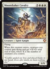 Moonshaker Cavalry from Commander: Secrets of Strixhaven