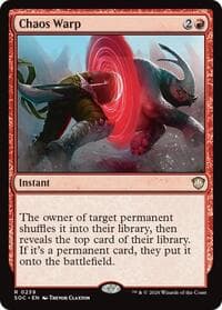 Chaos Warp from Commander: Secrets of Strixhaven