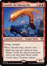Atsushi, the Blazing Sky from Commander: Secrets of Strixhaven