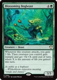 Blossoming Bogbeast from Commander: Secrets of Strixhaven