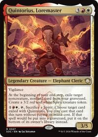 Quintorius, Loremaster from Commander: Secrets of Strixhaven