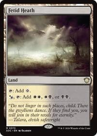 Fetid Heath from Commander: Secrets of Strixhaven