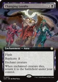 Changing Loyalty (Extended Art) from Commander: Secrets of Strixhaven
