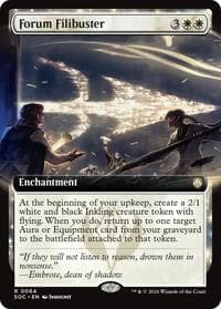 Forum Filibuster (Extended Art) from Commander: Secrets of Strixhaven