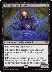 Postmortem Professor from Secrets of Strixhaven