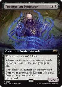 Postmortem Professor (Extended Art) from Secrets of Strixhaven