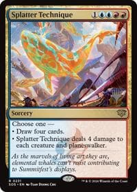 Splatter Technique from Promo Pack: Secrets of Strixhaven