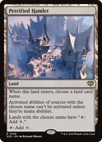 Petrified Hamlet from Promo Pack: Secrets of Strixhaven