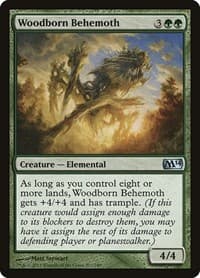 Woodborn Behemoth from Magic 2014 (M14)
