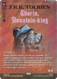 Thorin, Mountain-king (Borderless) (Surge Foil) from The Hobbit