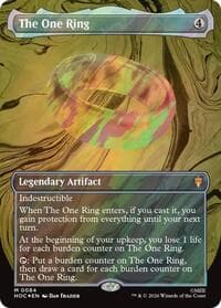 The One Ring (Borderless) (Surge Foil) from The Hobbit: Eternal-Legal