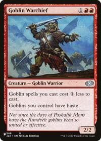 Goblin Warchief (J22) from The List Reprints