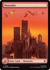 Mountain (0439) (Surge Foil) from Marvel Super Heroes