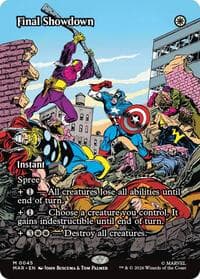 Final Showdown (Borderless) from Marvel Universe Eternal-Legal