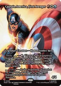 Captain America, First Avenger (Borderless) from Marvel Universe Eternal-Legal