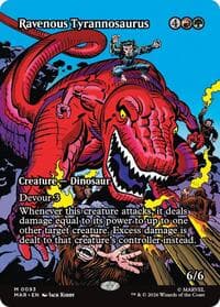 Ravenous Tyrannosaurus (Borderless) from Marvel Universe Eternal-Legal