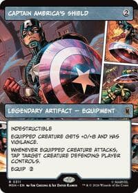 Captain America's Shield (Borderless) (0311) from Marvel Super Heroes
