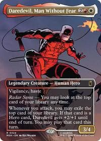 Daredevil, Man Without Fear (Borderless) (0324) from Marvel Super Heroes