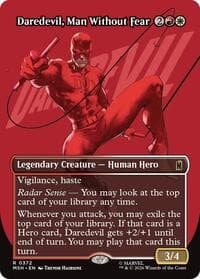 Daredevil, Man Without Fear (Borderless) (0372) from Marvel Super Heroes