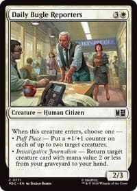 Daily Bugle Reporters from Commander: Marvel Super Heroes