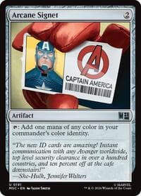 Arcane Signet (0191) from Commander: Marvel Super Heroes