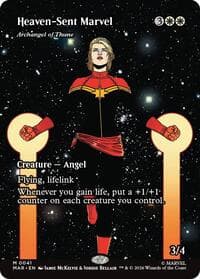 Heaven-Sent Marvel - Archangel of Thune (Borderless) from Marvel Universe Eternal-Legal