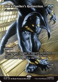 Black Panther's Redirection - Narset's Reversal (Borderless) from Marvel Universe Eternal-Legal