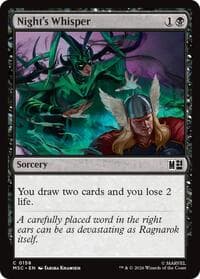 Night's Whisper from Commander: Marvel Super Heroes