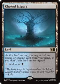 Choked Estuary (Surge Foil) from Commander: Marvel Super Heroes
