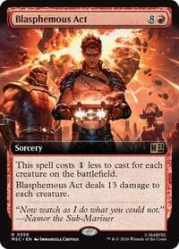 Blasphemous Act (Extended Art) from Commander: Marvel Super Heroes