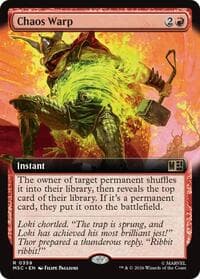 Chaos Warp (Extended Art) from Commander: Marvel Super Heroes