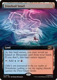 Frostboil Snarl (Extended Art) from Commander: Marvel Super Heroes