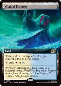 Glacial Fortress (Extended Art) from Commander: Marvel Super Heroes