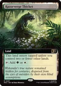 Razorverge Thicket (Extended Art) from Commander: Marvel Super Heroes