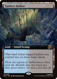 Sunken Hollow (Extended Art) from Commander: Marvel Super Heroes