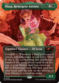 Nissa, Resurgent Animist from Secret Lair Drop Series