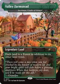 Valley Farmstead - Yavimaya, Cradle of Growth from Secret Lair Drop Series