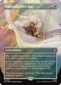 Dawn of a New Age (Borderless) (Surge Foil) from The Hobbit: Eternal-Legal