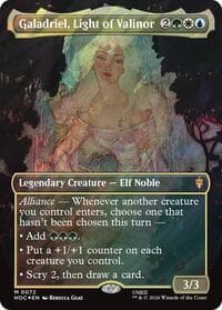 Galadriel, Light of Valinor (Borderless) (Surge Foil) from The Hobbit: Eternal-Legal