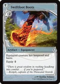 Swiftfoot Boots (Future Sight) from Mystery Booster Commander Edition