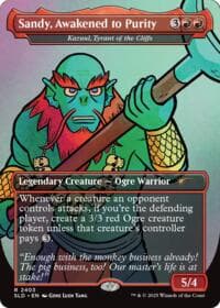 Sandy, Awakened to Purity - Kazuul, Tyrant of the Cliffs from Secret Lair Drop Series