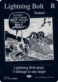 Lightning Bolt (0184) from Secret Lair x MSCHF: The Zeta Set