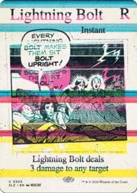Lightning Bolt (0305) from Secret Lair x MSCHF: The Zeta Set