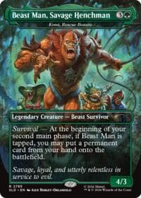 Beast Man, Savage Henchman - Kona, Rescue Beastie from Secret Lair Drop Series