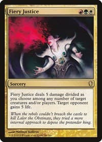 Fiery Justice from Commander 2013
