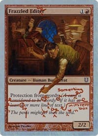 Frazzled Editor (Alternate Foil) from Unhinged
