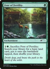 Font of Fertility from Unique and Miscellaneous Promos