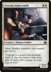 Veteran Armorsmith from Duel Decks: Elspeth vs. Kiora